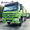 HOWO 6x4 쓰레기 트럭 압축기 유로 2 폐기물 처리 쓰레기 후부 로더 트럭 녹색 디젤 모델 새