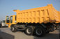 강철 화물 상자를 가진 노란 광업 덤프 트럭/10의 짐수레꾼 덤프 트럭