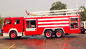 빨강과 백색 소방관 구조 소방차 SINOTRUK HOWO 6x4 12m3 불 구조 차량