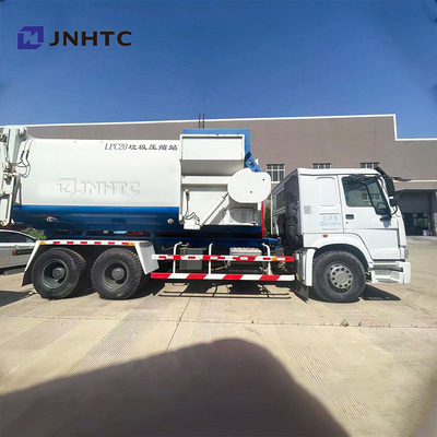 HOWO NX 쓰레기 트럭 압축기 6x4 290HP 캔 청소 트럭 쓰레기 압축기 트럭