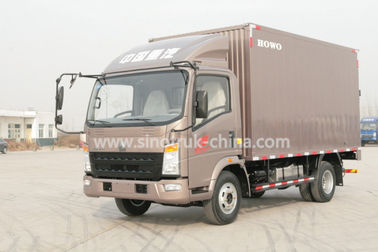 4x2 Euroii Howo 7000kg는 Yunnei 엔진과 6개의 삼각형 타이어를 가진 상자 트럭을 냉장했습니다