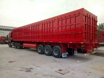 steel Box 밴 Heavy-duty Semi 트레일러 40 톤 최대 탑재량 12000*2500*3600mm