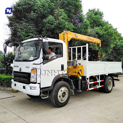 3 톤 밴 화물 기중기를 가진 Sino 트럭 특별한 가벼운 의무 상업적인 트럭