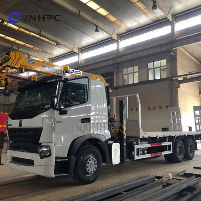 25 톤 Sinotruk HOWO A7 평판 견인 트럭 0도 구조차 견인 트럭