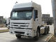 높은 충돌 저항을 가진 백색 Howo Sinotruk 6x4 트랙터 트럭 25 톤 Wd615.47