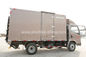 4610*2310*2115 가벼운 의무 상업적인 트럭, 6개의 바퀴 화물 밴 상자 트럭