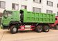 녹색 하치장 광업 팁 주는 사람 트럭/무거운 덤프 트럭 강철 프레임 구조