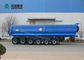 고강도 강철 CIMC 반 트럭과 트레일러 6 차축 파랑에 있는 120 톤