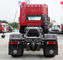 8-20 톤을 위한 빨간색에 있는 SINOTRUK 슈타이어 4X2 트랙터-트레일러 덤프 트럭