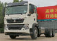 백색 색깔 SINOTRUK HOWO 6X4 무거운 화물 트럭 290HP HF7/HF9 정면 차축 40Ton