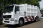 백색 색깔 12m3 쓰레기 쓰레기 압축 분쇄기 트럭 SINOTRUK HOWO 4x2 6000L 양