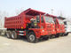 빨간 Sinotruk 6x4 Rc 덤프 트럭 팁 주는 사람 Hova 포좌를 가진 60 톤 광업