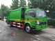 4x2 6001 - 10000L 쓰레기 쓰레기 압축 분쇄기 트럭 특별한 목적 트럭 디젤 연료 유형
