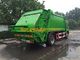 4x2 6001 - 10000L 쓰레기 쓰레기 압축 분쇄기 트럭 특별한 목적 트럭 디젤 연료 유형