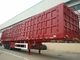 steel Box 밴 Heavy-duty Semi 트레일러 40 톤 최대 탑재량 12000*2500*3600mm