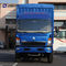 HOWO 4x2 경량 상업용 트럭 운송 화물 상자 수레 밴 트럭